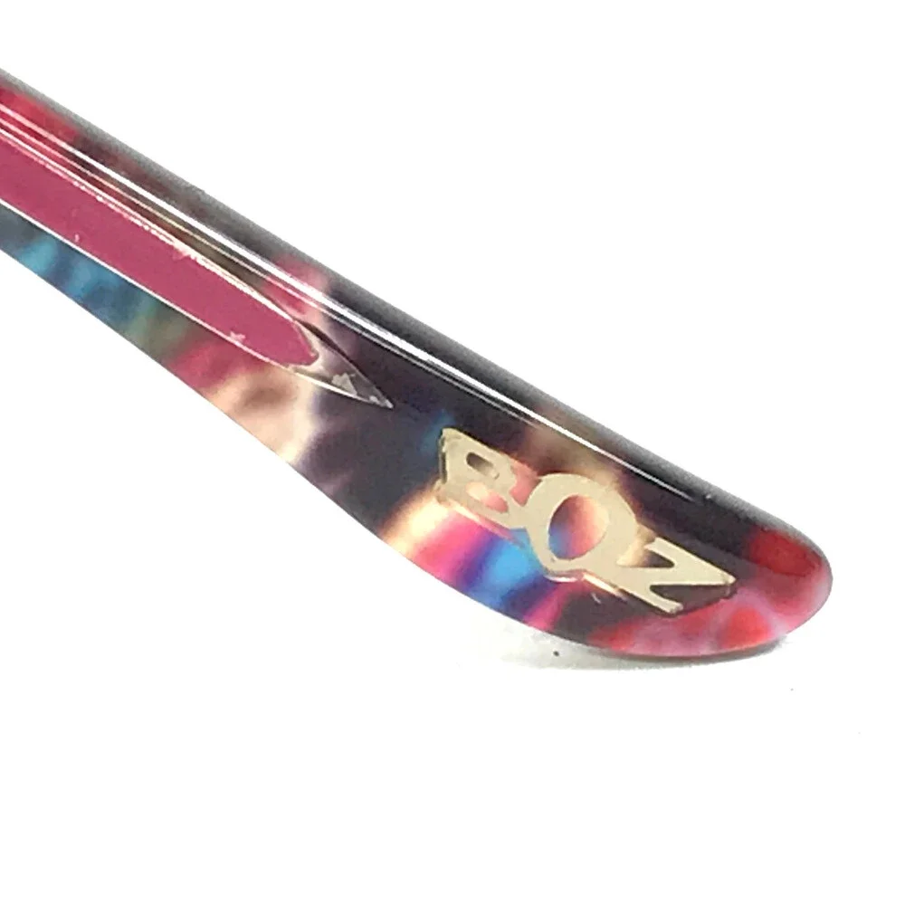 BOZ Eyeglasses Frames IXELLE 3080 Flower Pink Shiny Gold Red Butterfly 53-18-135